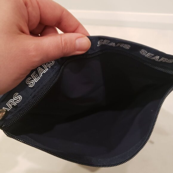 Sears blue and white vintage pouches - Picture 3 of 4